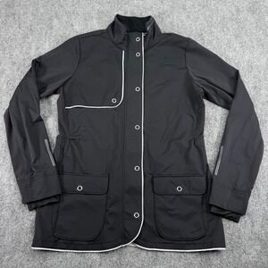 Brooks Jacket Womens XL Black Shelter Technology Running Full Zip Outdoor 220619